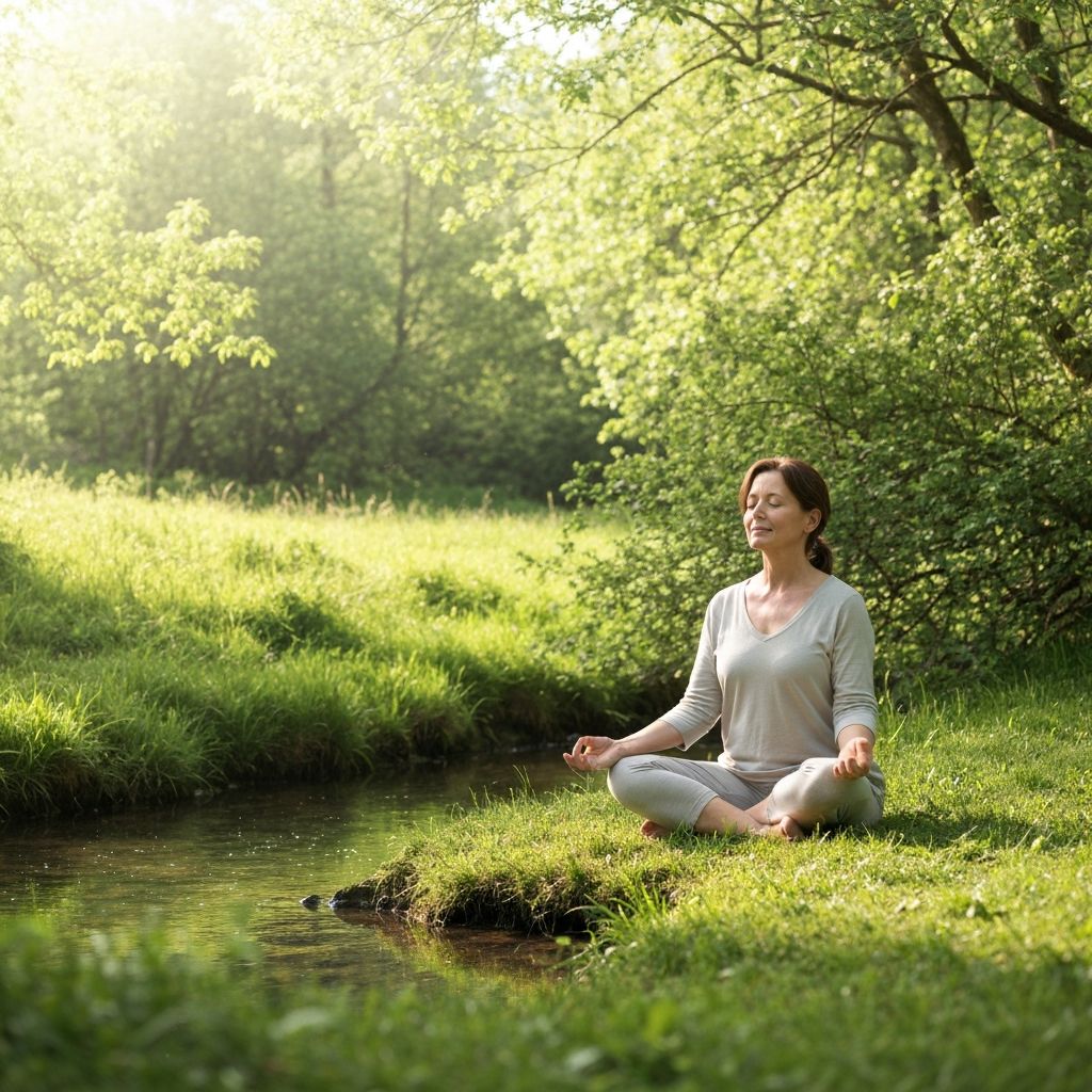 Calm natural environment